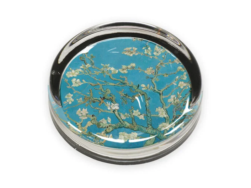 Briefbeschwerer, Ø85 mm, Mandelblüte, Van Gogh