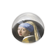 Pisapapeles de vidrio convexo, Vermeer, Chica con un arete de perla