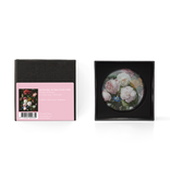 Pisapapeles de vidrio convexo, De Heem, Florero con flores