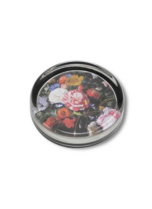 Pisapapeles Ø85 mm, Bodegón con flores, De Heem