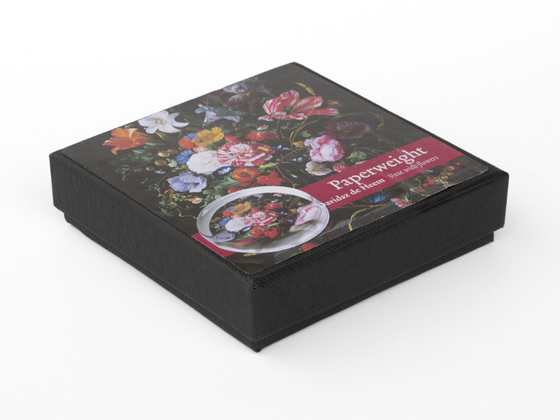 Pisapapeles Ø85 mm, Bodegón con flores, De Heem