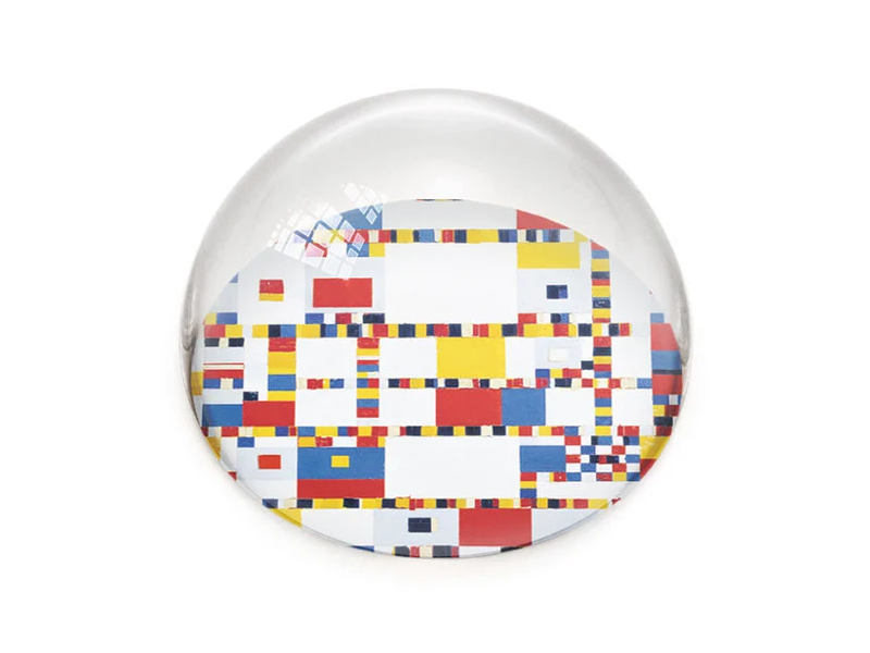 Briefbeschwerer,  Mondrian, Boogie Woogie