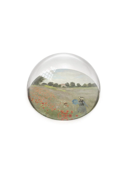 Glass Dome, Monet, Field of poppies