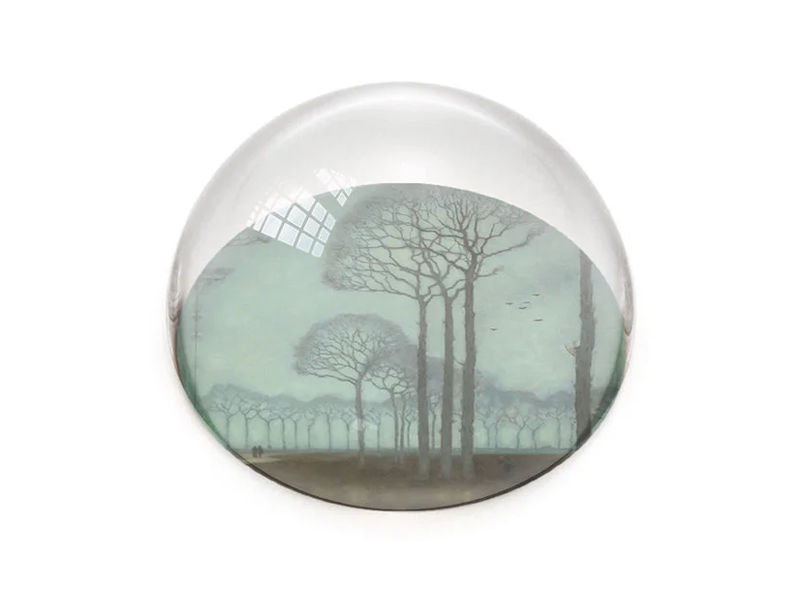 Paperweight,  Jan Mankes, Row of trees