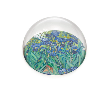 Presse-papier en verre, Iris, Vincent van Gogh