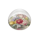 Presse-papiers convexe en verre, Nature morte aux fleurs Henstenbugh