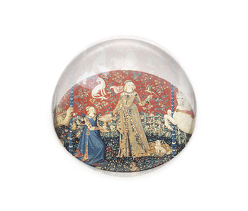 Glass Dome,   Tapestry Lady with the Unicorn