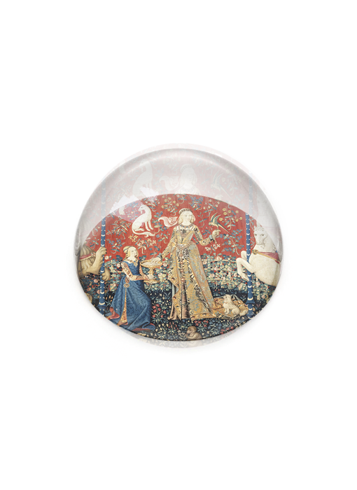 Glass Dome,   Tapestry Lady with the Unicorn