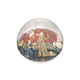 Presse-papier en verre, Tapisserie Dame à la Licorne