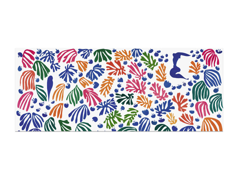 Sjaal 100% zijde, Henri Matisse, De papegaai en de zeemeermin