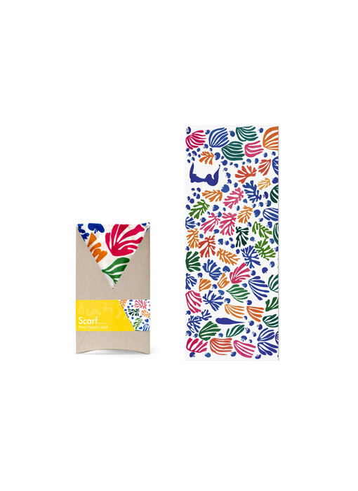 Sjaal 100% zijde, Henri Matisse, De papegaai en de zeemeermin