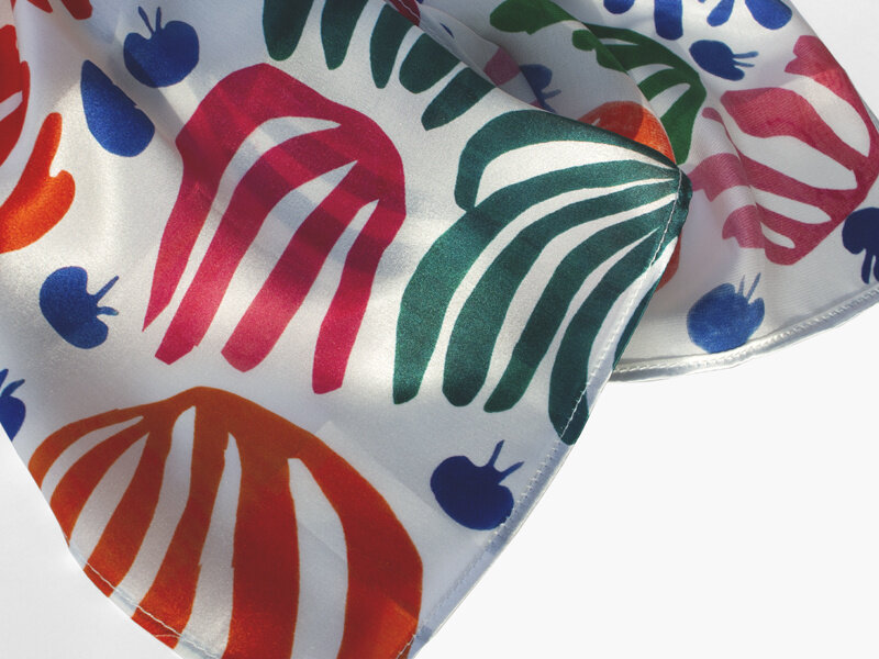 Sjaal 100% zijde, Henri Matisse, De papegaai en de zeemeermin