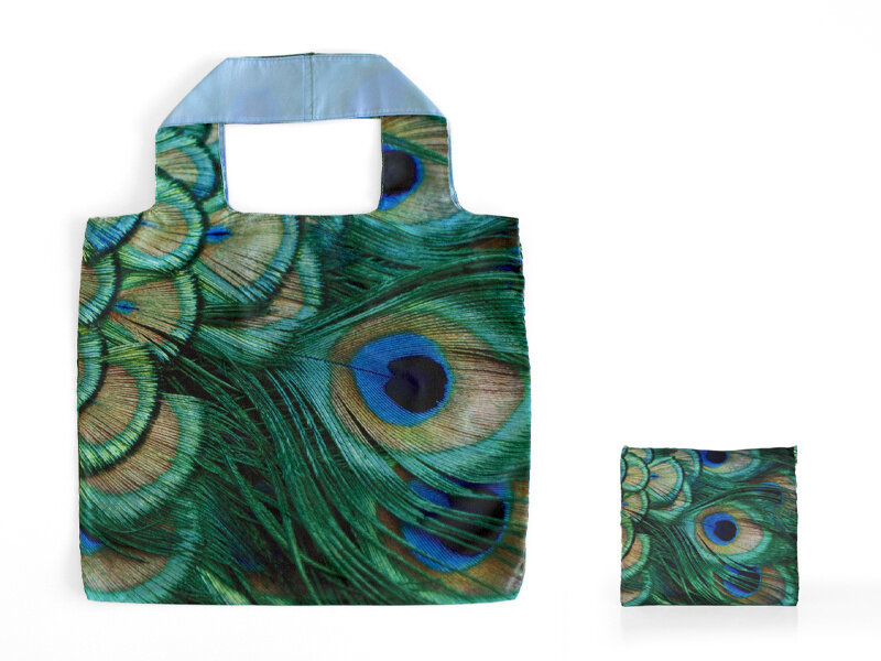 Comprador plegable LF, Plumas de pavo real