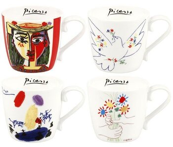 Mokken, SET van 4, Pablo Picasso