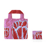 Cabas pliable, tulipe pop art ligne rose Cabas pliable, tulipe pop art ligne rose