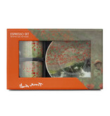 Espresso set, Claude Monet, Field with Poppies