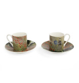 Espresso set, Claude Monet, Field with Poppies