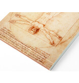 Blanco notitieblok A6,  Leonardo Da Vinci, Mens van Vitruvius