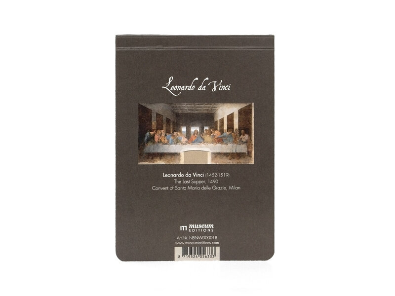 leeres Notizbuch A6,Leonardo Da Vinci, Das letzte Abendmahl
