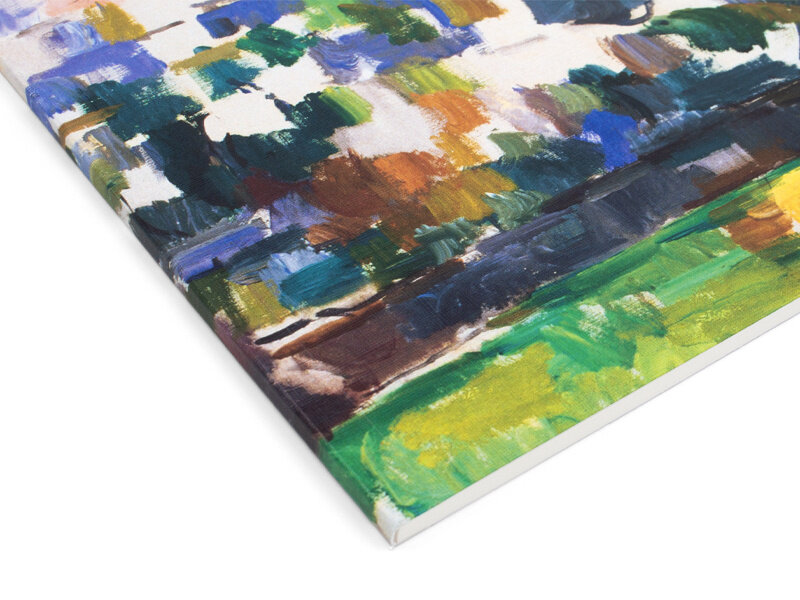 Softcover kunst schetsboek, Paul Cézanne, De tuin van Lauves