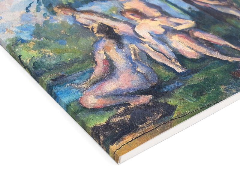 Softcover Kunst Skizzenbuch,  Paul Cézanne , Die Badenden