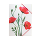 Paper file folder with elastic closure, A4, Poppies