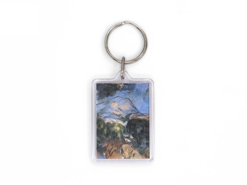Keyring, Paul Cézanne , The Sainte-Victoire mountain