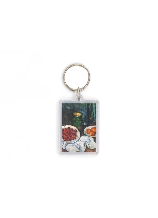 Keyring, Paul Cézanne ,Still life with a plate of cherries
