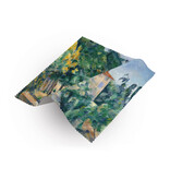 Chiffon de nettoyage, Paul Cézanne, Maison au toit rouge