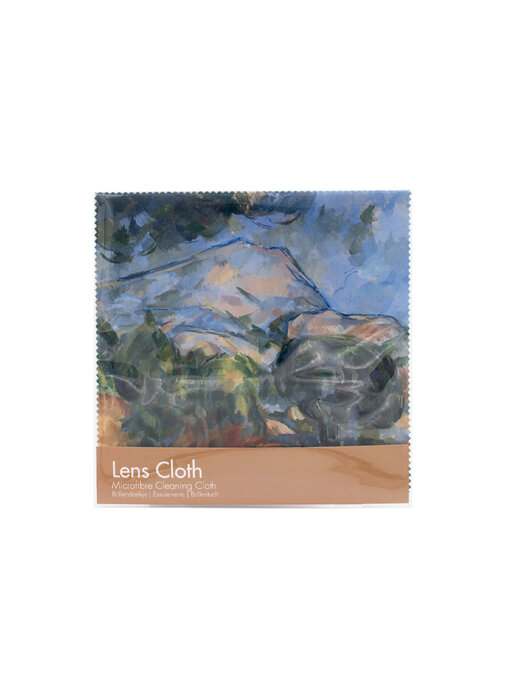 Lens cloth, 15x18 cm, Paul Cézanne, The Sainte-Victoire mountain
