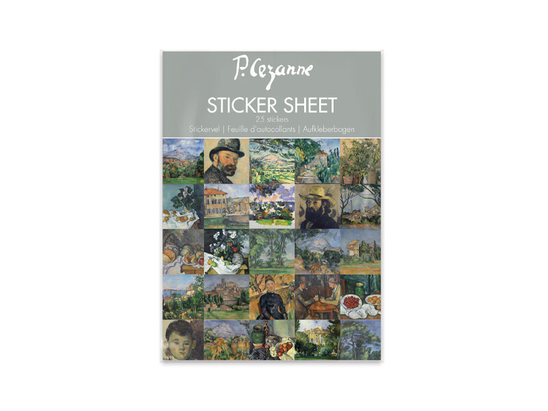 Stickervel,   Paul Cézanne, Meesterwerken