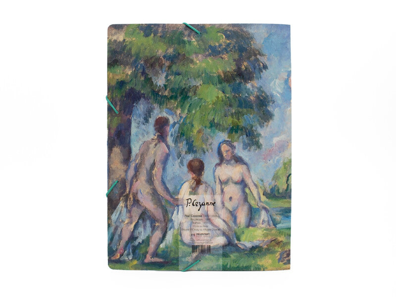 Dokumentenmappe mit Gummiband, A4, Paul Cézanne, Die Badenden