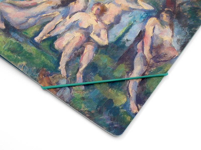 Dokumentenmappe mit Gummiband, A4, Paul Cézanne, Die Badenden