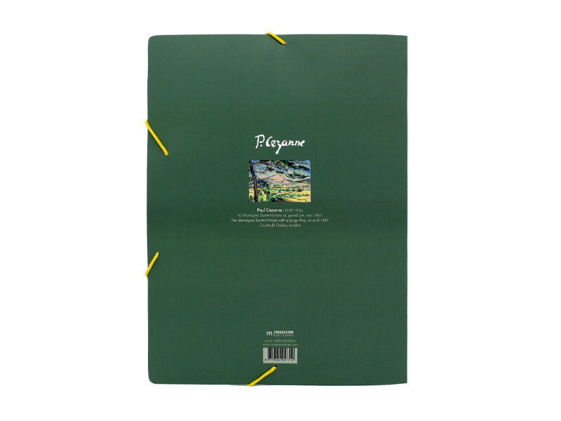 Documentenmap met elastiekje,  A4, Paul Cézanne, La Montagne Sainte-Victoire