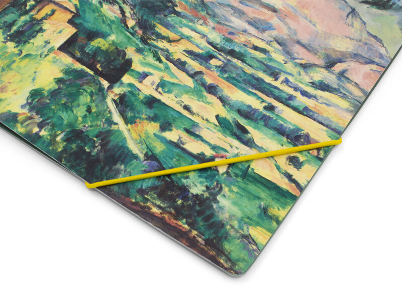 Portfolio with elastic closure A4 , Monet, Paul Cézanne, The Sainte-Victoire mountain