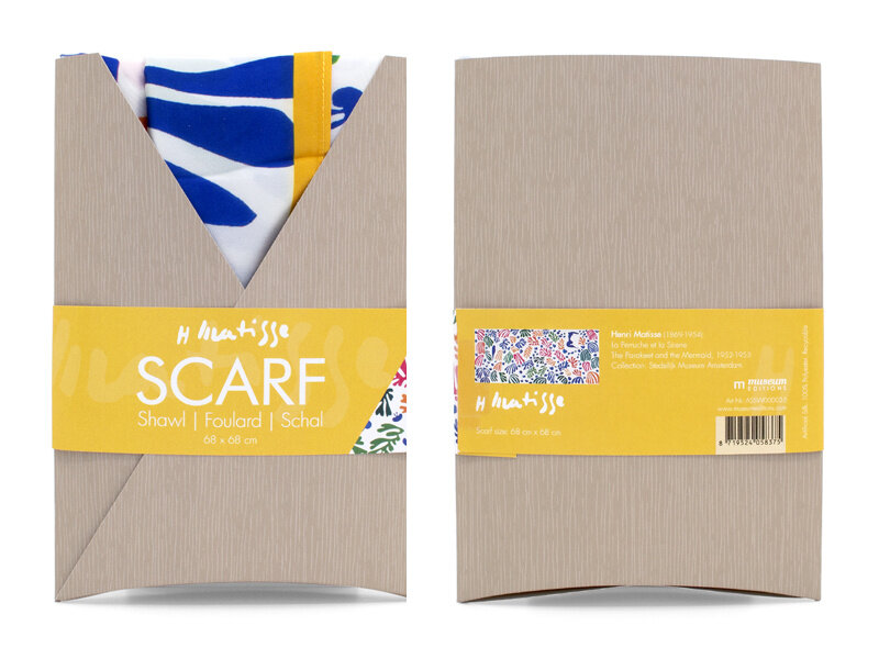 Écharpe, 68x68 cm, Henri Matisse, La Perruche et la Sirène