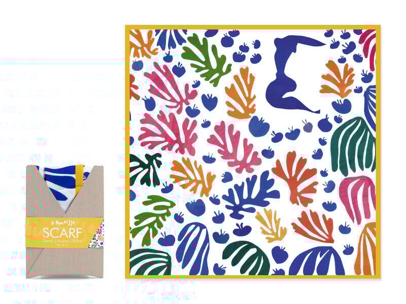 Écharpe, 68x68 cm, Henri Matisse, La Perruche et la Sirène