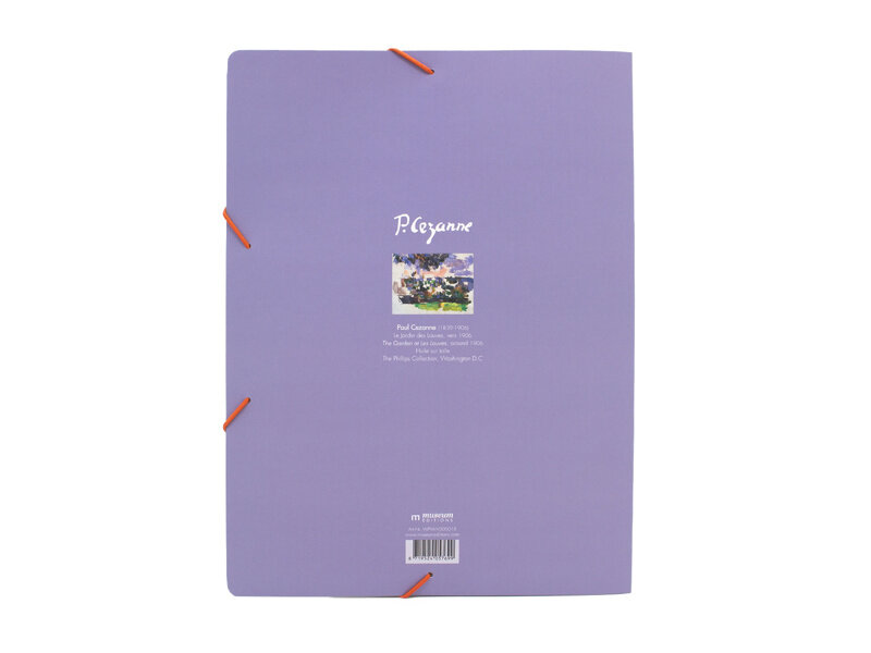 Portfolio with elastic closure A4 , Paul Cézanne,  The Garden at Les Lauves