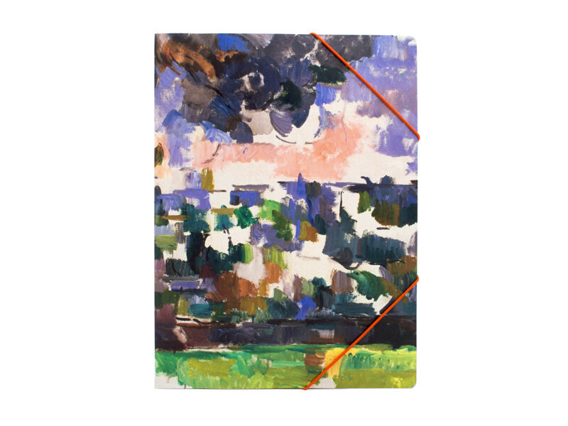 Portfolio with elastic closure A4 , Paul Cézanne,  The Garden at Les Lauves