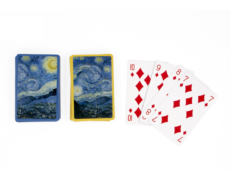 Juego de 2 juegos de cartas, La noche estrellada, Vincent van Gogh