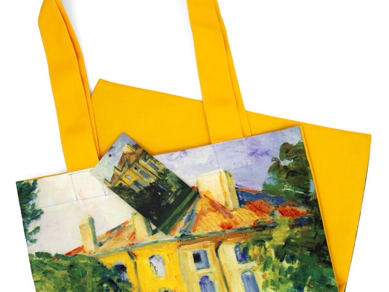 Baumwolltasche mit Futter, Paul Cézanne, Das Haus von Jas de Bouffan