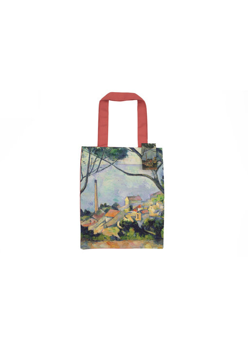 Sac en coton, avec doublure, Paul Cézanne, La mer à l'Estaque derrière les arbres