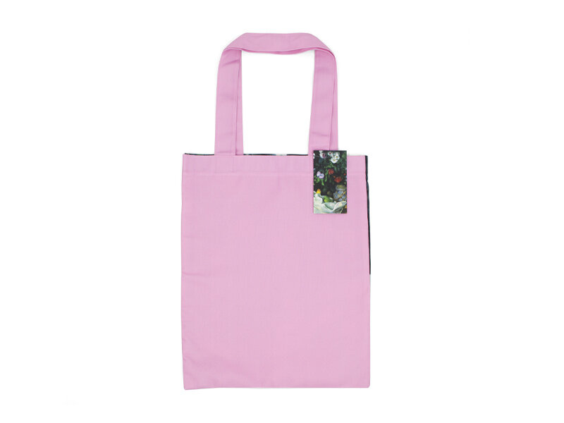 Bolsa de algodón con forro, Paul Cézanne,Bodegón con flores y frutas