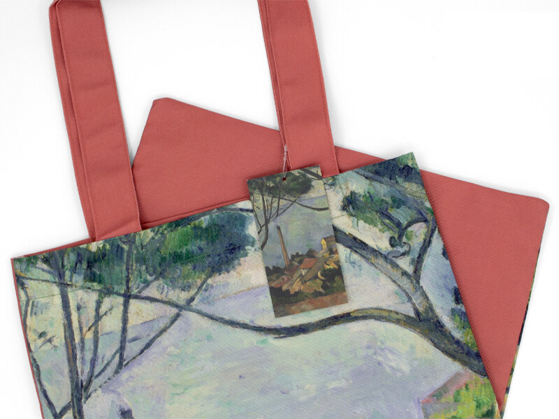 Baumwolltasche mit Futter, Paul Cézanne, Das Meer bei Estaque