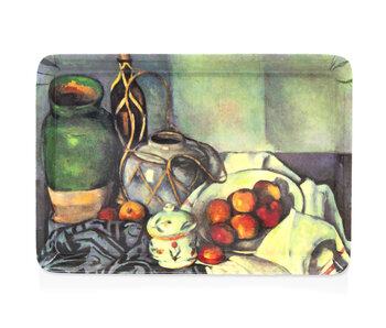 Serviertablett Mini, 21 x 14 cm, Paul Cézanne, Stillleben mit Äpfeln