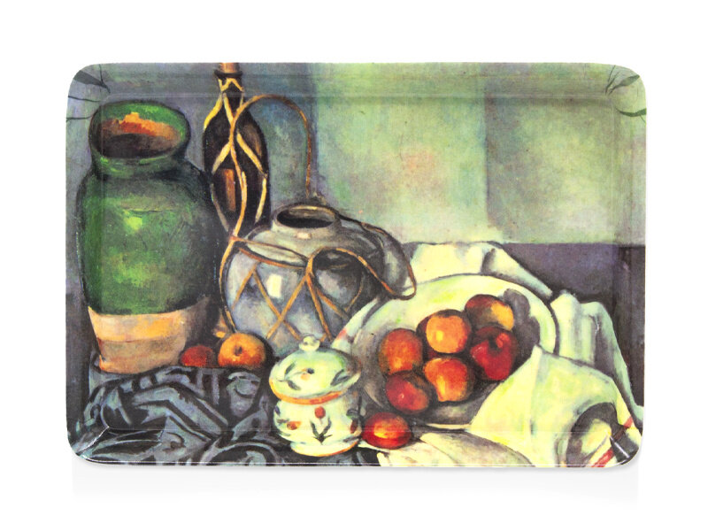 Serviertablett Mini, vCézanne, Stillleben mit Äpfeln