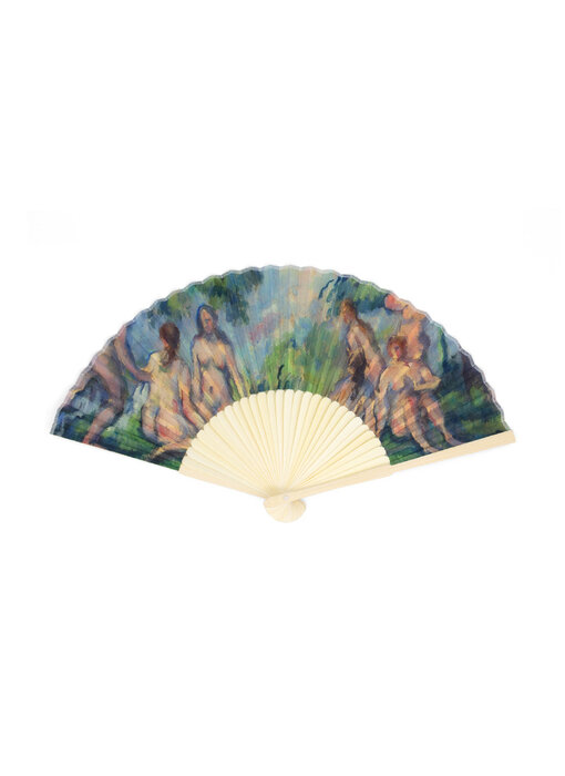 Fächer, Paul Cézanne,  Die Badenden