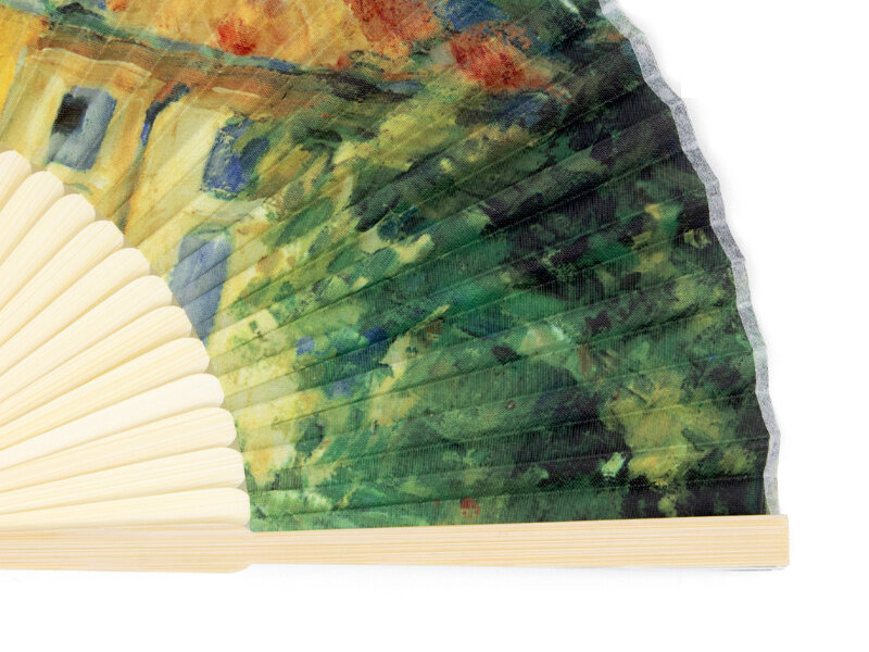 Abanico,  Paul Cézanne,  La casa de Jas de Bouffan