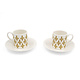 Espresso-Set, Fleur de Lys