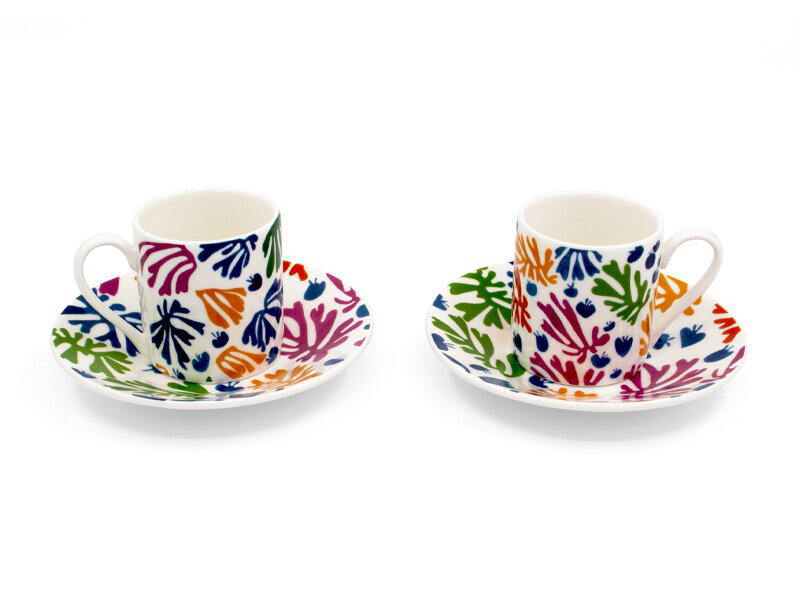 Espresso-Set, Matisse, Der Sittich und die Meerjungfrau